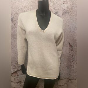 Group Babaton Ivory Cashmere Sweater
